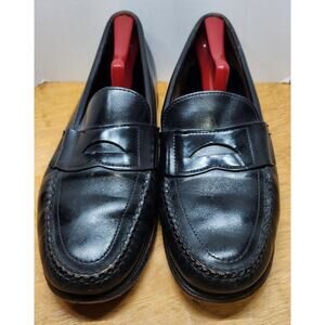 Dexter Vintage Men's Size 10 D MADE IN USA Black Leather Penny Loafers Shoes